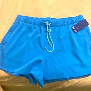 Woman’s HUK blue shorts